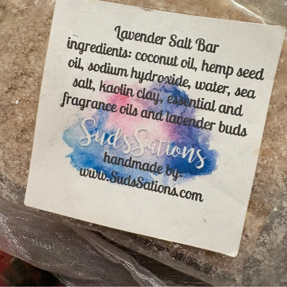Homemade Artisanal Bath Bombs and soap by Sudstations set of 3 NEW